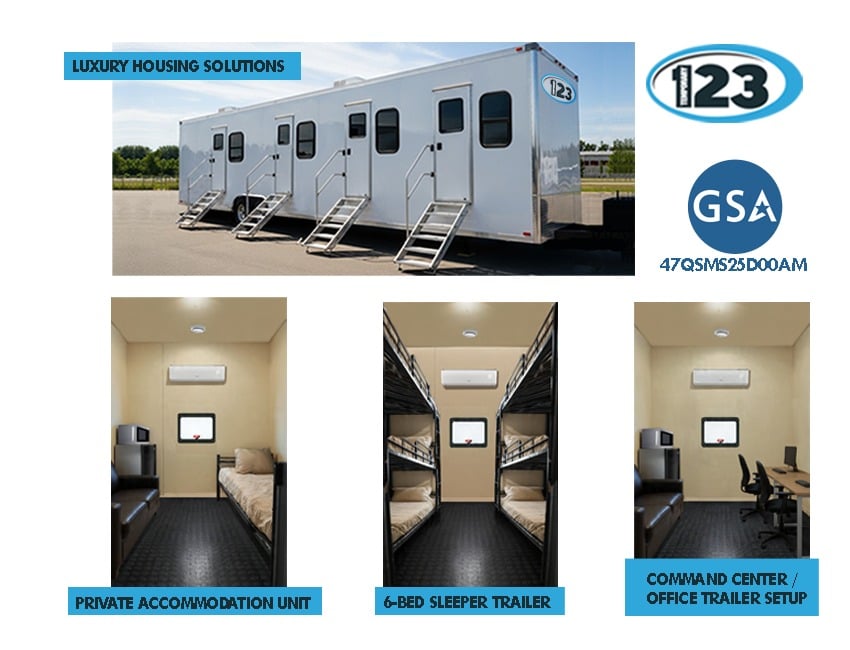 Sleeper Trailer Rental: Mobile Laundry Trailer Rental equipment reference