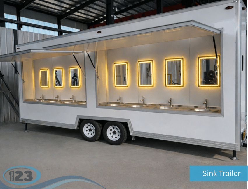 Temporary Man Camp Solutions | Portable Workforce Housing Options: Mobile Laundry Trailer Rental equipment reference
